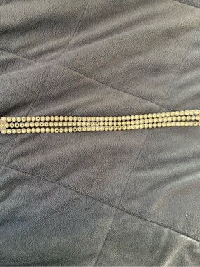 Swarovski Grey Three-Row Crystal Wrap Bracelet